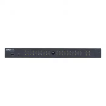 NETGEAR GSM4248PX-100EUS tinklo komutatorius Valdomas L2/L3/L4 Gigabit Ethernet (10/100/1000) Maitinimas per Ethernet (PoE) Juoda
