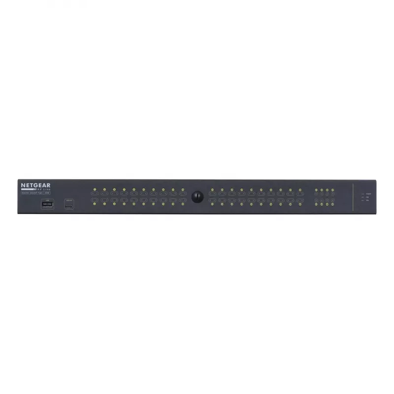 NETGEAR GSM4248PX-100EUS tinklo komutatorius Valdomas L2/L3/L4 Gigabit Ethernet (10/100/1000) Maitinimas per Ethernet (PoE) Juoda