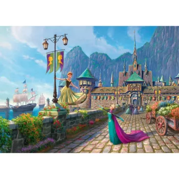Dėlionė Schmidt Spiele 58042 — 1000 vnt., Animacija „Frozen – Celebration in Arendelle“, 693×493 mm