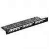 Patch panel 1U LANBERG PPKS-1124-B, 24 prievadų, 1U, ABS, juodas, 482,6×44,5×154 mm