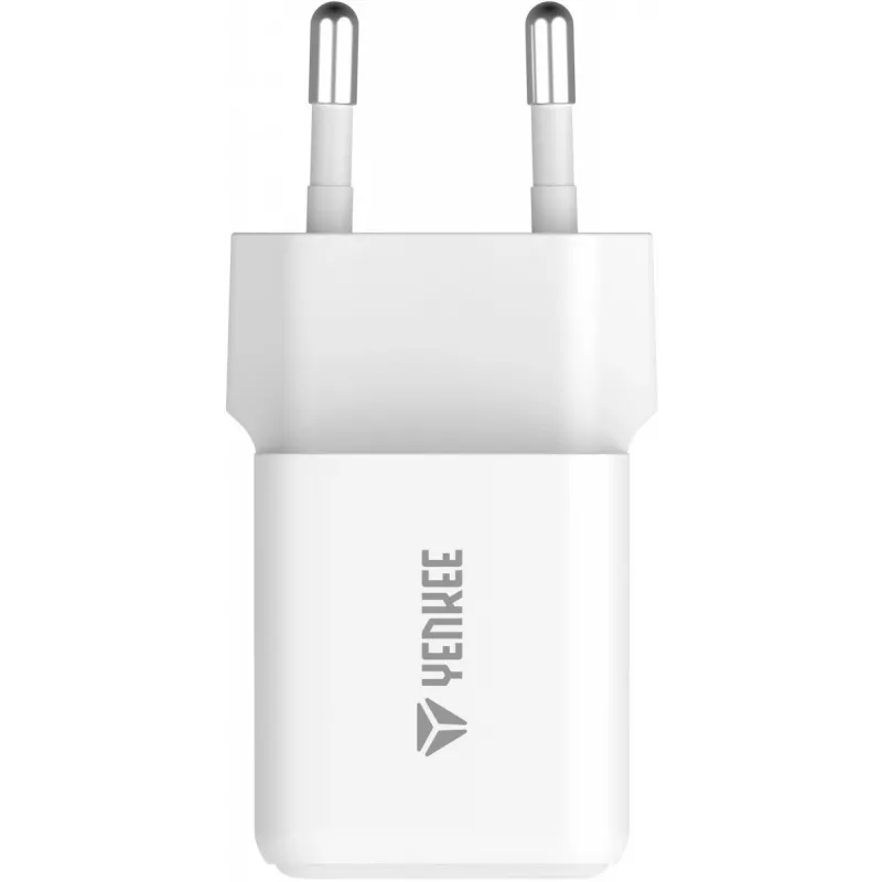 USB C/A tinklo įkroviklis YENKEE YAC G38 20W 3A Power Delivery (USB‑C ir USB‑A)
