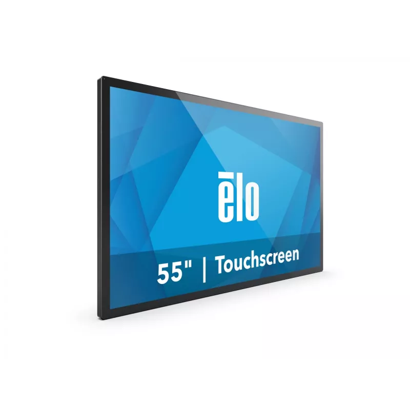 Elo 5554L, 138,6 cm (54,6 col.), projekcinis talpinis, 4K, USB-C, Ethernet, rinkinys, juodas jutiklinis monitorius (16:9), 138,6 cm (54,6 col.), projekcinis talpinis, kelių lietimų (40 taškų), skiriamoji geba
