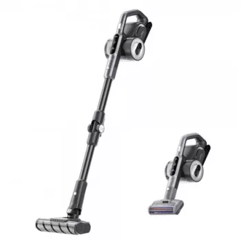 2 viename vertikalus siurblys Jimmy H8 Flex – belaidis akumuliatorinis 25,2 V, 550 W, be maišelio 0,5 l, juodas