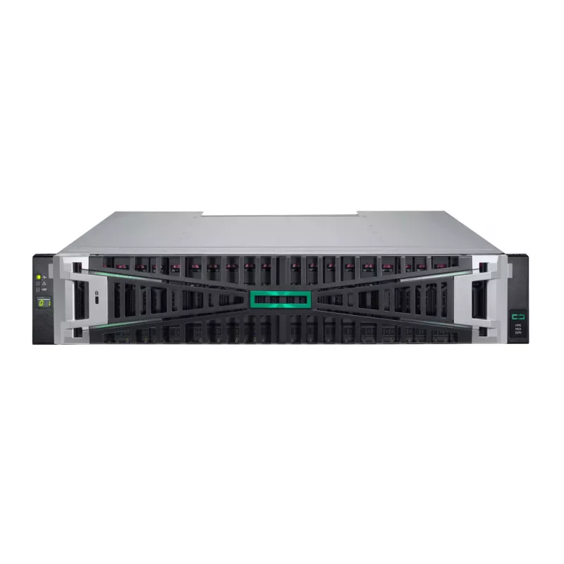 HPE MSA 2070 SFF 2x16Gb FC 4 prievadų valdiklis 12x1.92TB SSD 4x16Gb SFP FC XCVR 23TB saugojimo masyvas