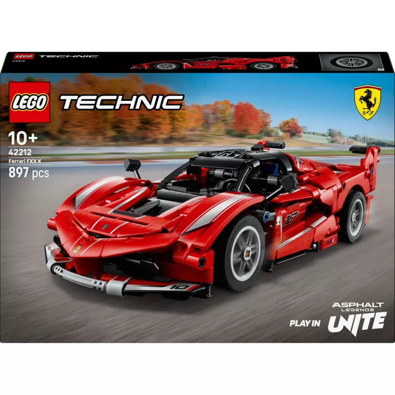 Konstruktorius LEGO Technic Ferrari FXX K mastelio modelis 1:10, 897 dalys, amžius 10+