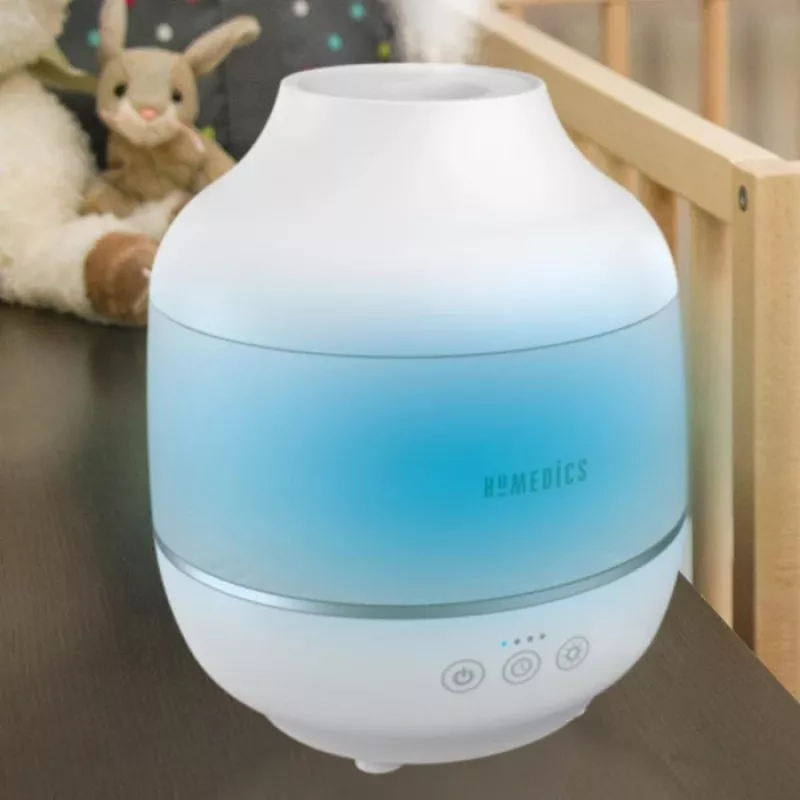 Ultragarsinis drėkintuvas HoMedics UHE-CM18-EU — vėsus rūkas, reguliuojama rūko išeiga