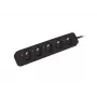 Maitinimo ilgintuvas Lanberg PS0-05E-0150-BK 1,5 m 5 kintamosios srovės lizdai patalpoms juodas