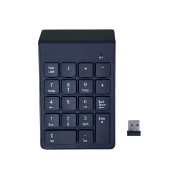 Gembird KPD-W-02 skaitmeninė klaviatūra Nešiojamam kompiuteriui / PC Bluetooth Juoda
