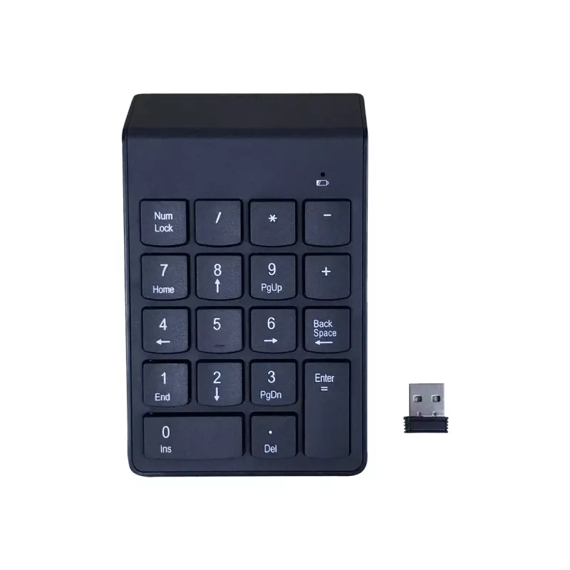 Gembird KPD-W-02 skaitmeninis klaviatūros blokas nešiojamam/ asmeniniam kompiuteriui Bluetooth juodas