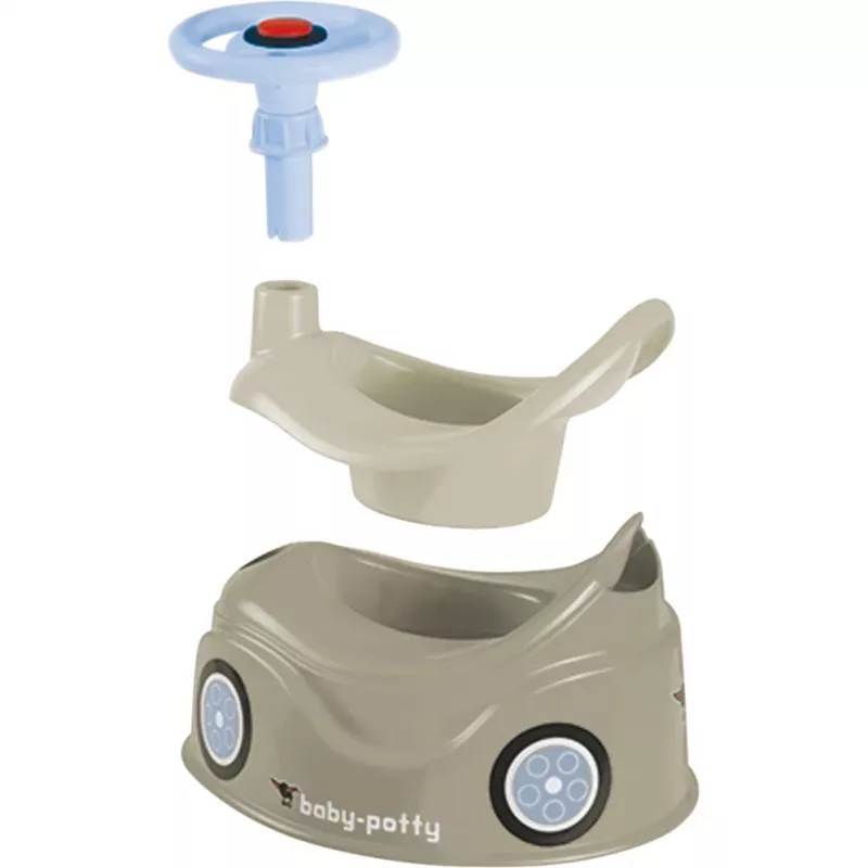 Baby-Potty pilkas, puodukas pilkas/mėlynas