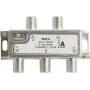 Triax SCS 4 - kabelių skirstytuvas - 75 omų - 5 - 2400 MHz - sidabrinis - baltas - jungtis-jungtis - 11,5 dB (349824)