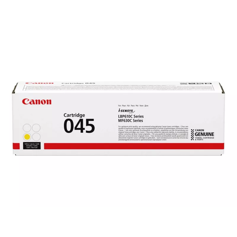 Canon 045 dažų kasetė 1 vnt. Originali Geltona