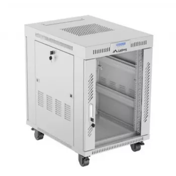 Laisvai stovinti spinta LANBERG FF01-6815-12SL 15U, 600×800×922 mm, 1200 kg, IP20, pilka