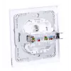 Fibaro Walli N lizdas 2 x RJ-45 Baltas