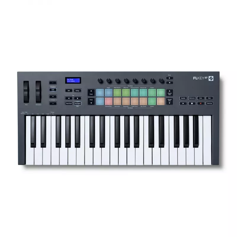 Novation FLKEY 37 - MIDI klaviatūra, skirta FL Studio programinei įrangai, 37 klavišai.