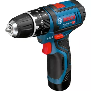 Bosch GSB 12V-15 Professional 1300 RPM juoda, mėlyna