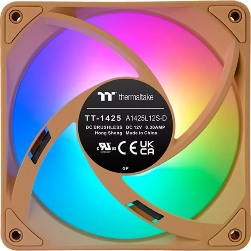 Thermaltake CT140 EX ARGB 140mm korpuso ventiliatoriai 3 vnt. rinkinys Gravel Sand