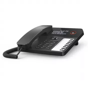 Gigaset DESK 600 Analoginis telefonas su skambučio numerio atpažinimu Juoda