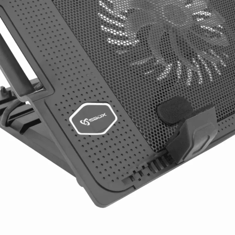 Sbox CP-12 nešiojamojo kompiuterio aušinimo padėklas iki 17,3 col.