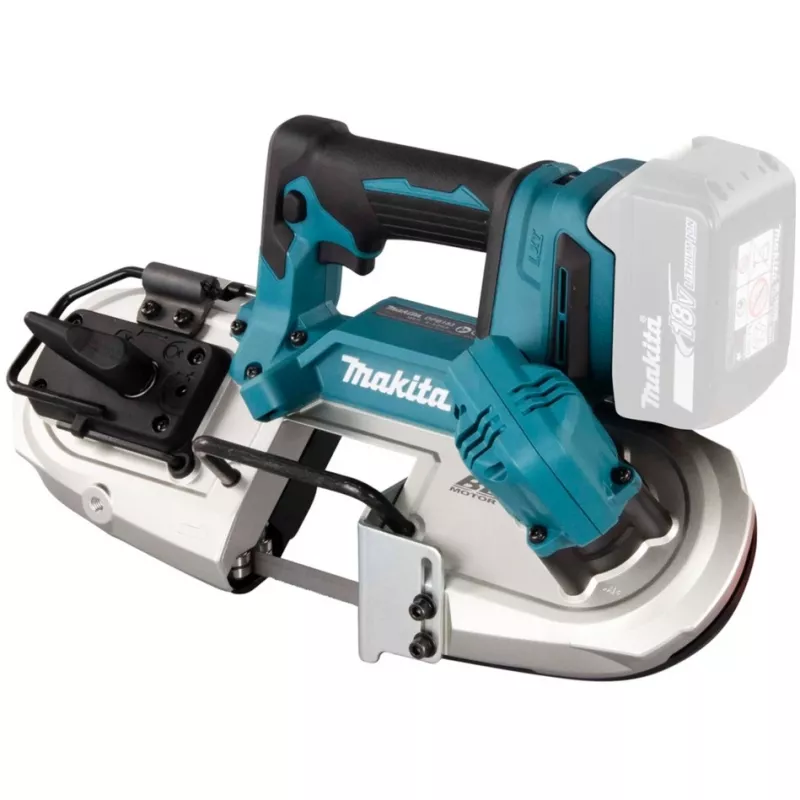 Makita DPB183Z nešiojamasis juostinis pjūklas Baterija