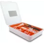 Kabelių tvarkymo dėžutės rinkinys DELOCK 20768 — 99 vnt. kabeliams ir komponentams tvarkyti