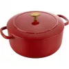 Ballarini Bellamonte apvalus ketaus puodas - 4 l, raudonas