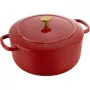 Ballarini Bellamonte apvalus ketaus puodas - 4 l, raudonas