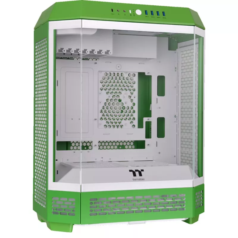 Thermaltake The Tower 600 Mid Tower ATX korpusas su stiklo plokštėmis (žalia/balta)