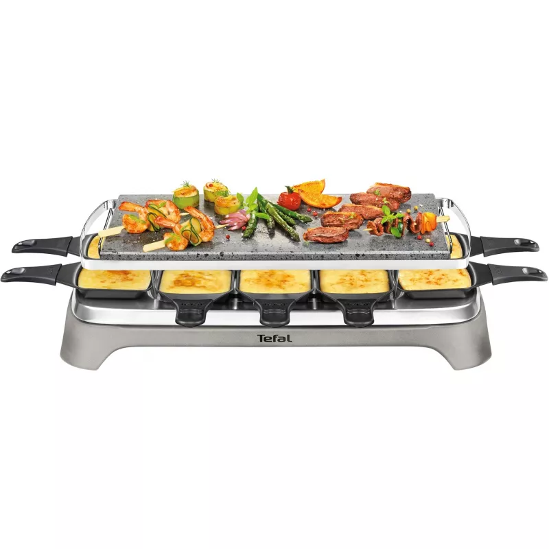 Tefal PR457B racleto grilis 10 vnt. 1350 W Pilka
