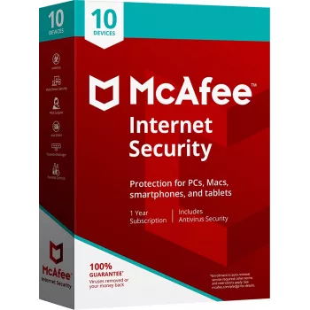 McAfee Internet Security 10 - Įrenginiai 1 Metai