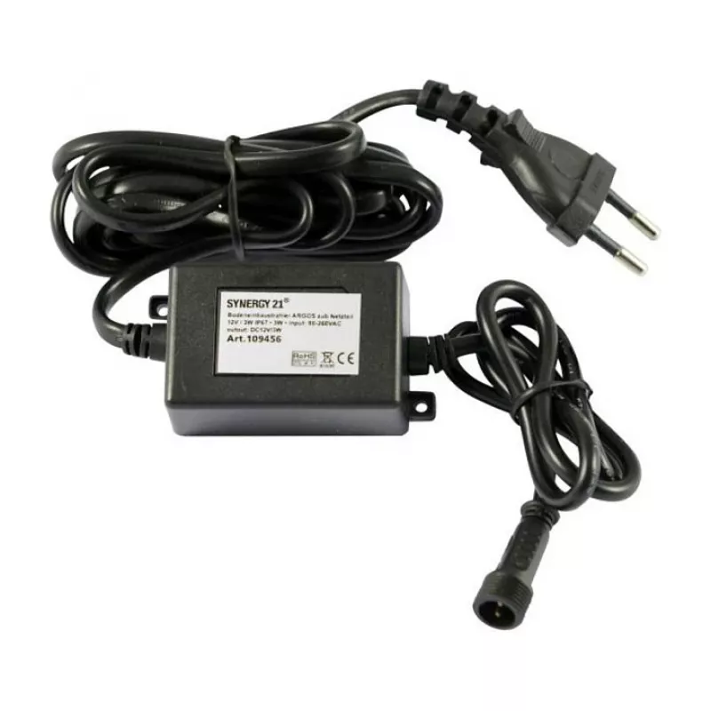 Synergy 21 LED įleidžiamas grindų prožektorius ARGOS su maitinimo šaltiniu 12V / 3W IP67