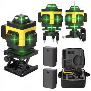 Lazerinis nivelyras kryžminis plokštuminis 4D