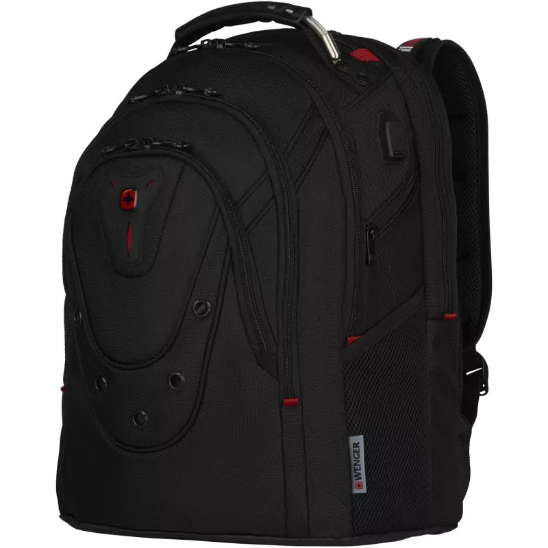 Wenger IBEX Deluxe - nešiojamojo kompiuterio kuprinė - 43,2 cm - 35,6 cm (14 col.) - 40,6 cm (16 col.) - juoda (606493)