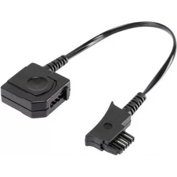Analoginis telefono adapteris Basetech 29229C49 — 1x TSS jungtis, 1x TAE N/F lizdas, 0,10 m, juodas
