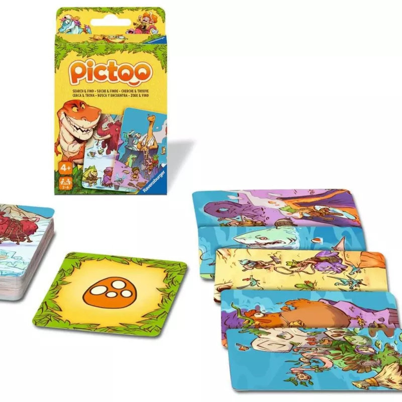 Pictoo Dino-Welt, kortų žaidimas