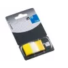 Paper-index Global Notes, 25x43mm, geltona, plastikinė (1x50) 0718-203