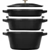 Staub La Cocotte 4,2 L apvalus ketaus troškintuvas