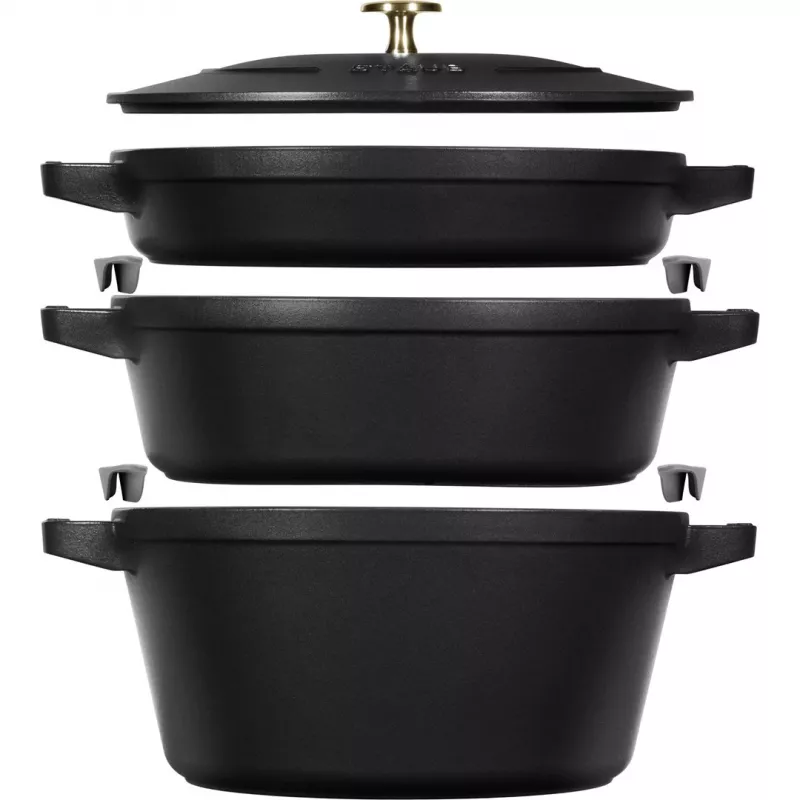 Staub La Cocotte 4,2 L apvalus ketaus troškintuvas