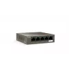 Tinklo komutatorius TENDA TEG1105P-4-63W-EU, 5x Gigabit RJ-45, 4x PoE (bendra galia 57,8 W), 10 Gbit/s perjungimas