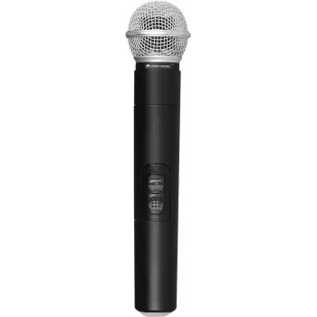 Rankinis UHF mikrofonas Omnitronic UHF-E serija 831,1 MHz