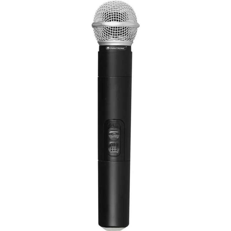 Rankinis UHF mikrofonas Omnitronic UHF-E serija 831,1 MHz