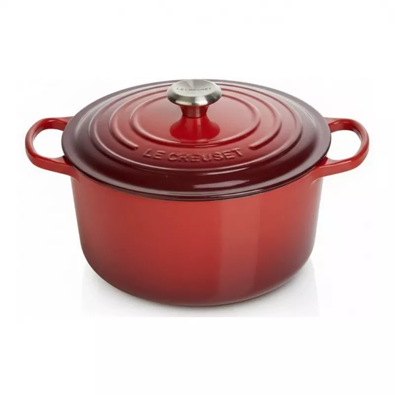Le Creuset Signature apvalus kepimo indas 24 cm raudonas