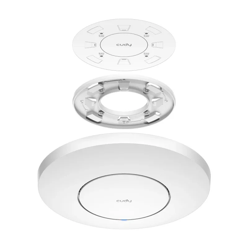 Belaidis prieigos taškas Cudy AP11000 — trijų juostų Wi‑Fi 6 (2,4/5/6 GHz), 5760 Mbps, MU‑MIMO, lubų/sienos montavimas
