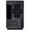 PC korpusas Lian Li A3-mATX Micro Tower — Micro-ITX/Micro-ATX, medžio spalva ir juoda, palaiko ATX/SFX/SFX-L maitinimo blokus