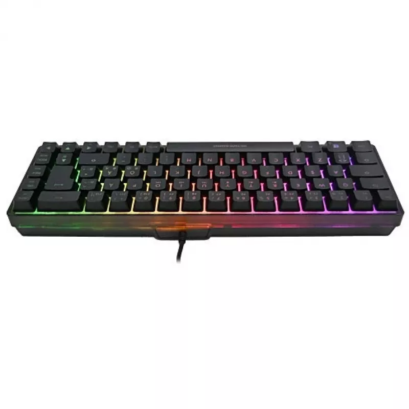 Deltaco Gaming klaviatūra DK240 mini 60% USB, RGB juoda