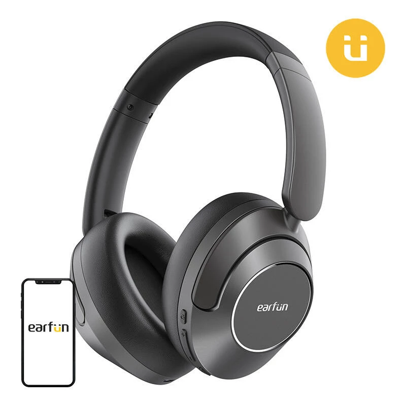 Belaidės ausinės EarFun WavePro (juodos)