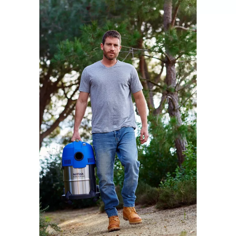 Nilfisk Buddy II 18 nerūdijančio plieno, juodas, nerūdijantis plienas, 18 l, 1200 W