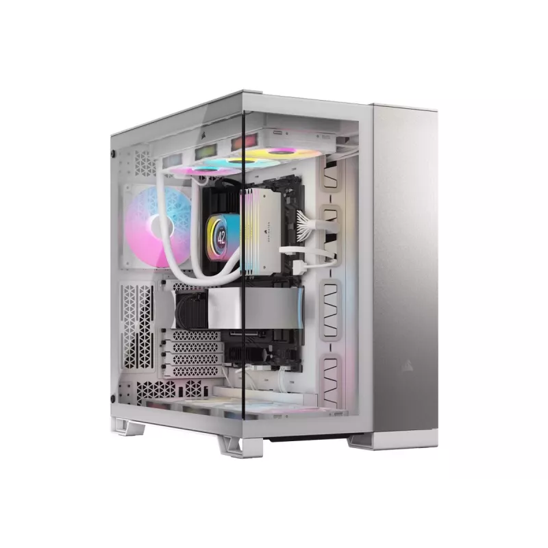 Corsair CC-9011285-WW kompiuterio korpusas Midi Tower Pilka, Balta