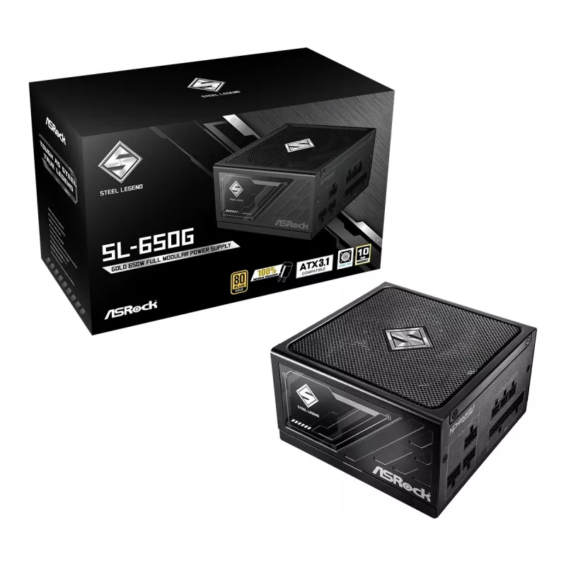 Maitinimo blokas ASRock STEEL LEGEND 650W 80Plus Gold