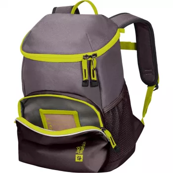 Jack Wolfskin Erlebnis Pack kuprinė - violetinė/neoninė geltona, 11 L